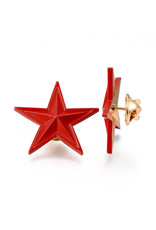 Red Star Lapel Pin  30mm   x1