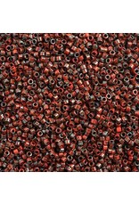 Miyuki db2263B 11 Delica 25g  Opaque Garnet Red Picasso