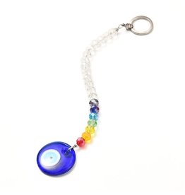 Suncatcher Evil Eye  30mm  19cm Long   x1