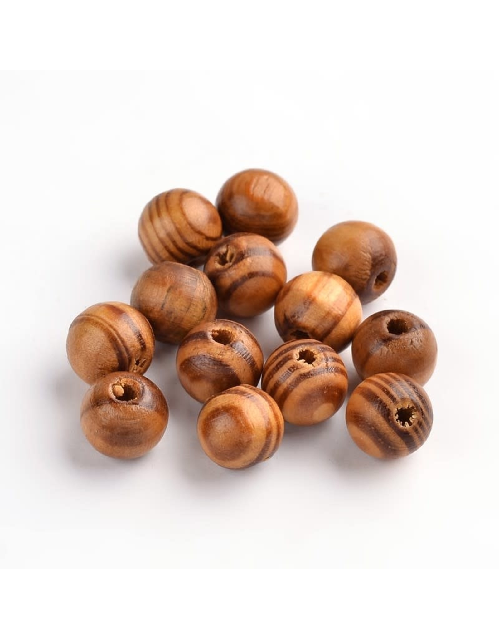 10mm Wood Round  Bead  x100