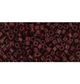 Toho 46  1.5mm  Cube  6g   Opaque Oxblood Brown