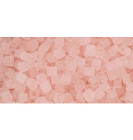 Toho 11f 1.5mm  Cube  6g Transparent Rosaline Pink Matte