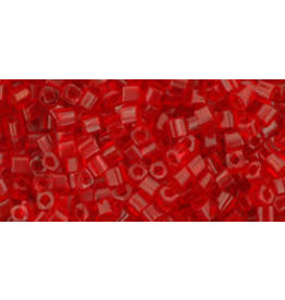 Toho 5c 1.5mm  Cube  6g  Transparent Ruby Red