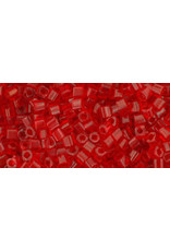 Toho 5c 1.5mm  Cube  6g  Transparent Ruby Red