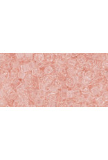 Toho 11B 1.5mm  Cube  40g  Transparent Rosaline Pink