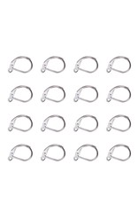 Ear Wire 10x15mm Lever Back Stainless Steel x50
