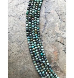 3mm Tibetan Turquoise Faceted 17"
