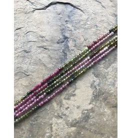 2mm Tourmaline Faceted 17"