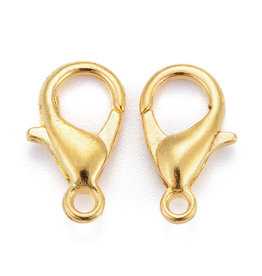 Lobster Clasp 12mm Gold x50 NF