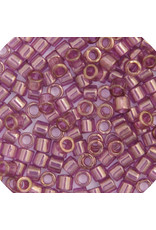 db108B 11 Delica 25g  Amethyst Purple Gold Lustre