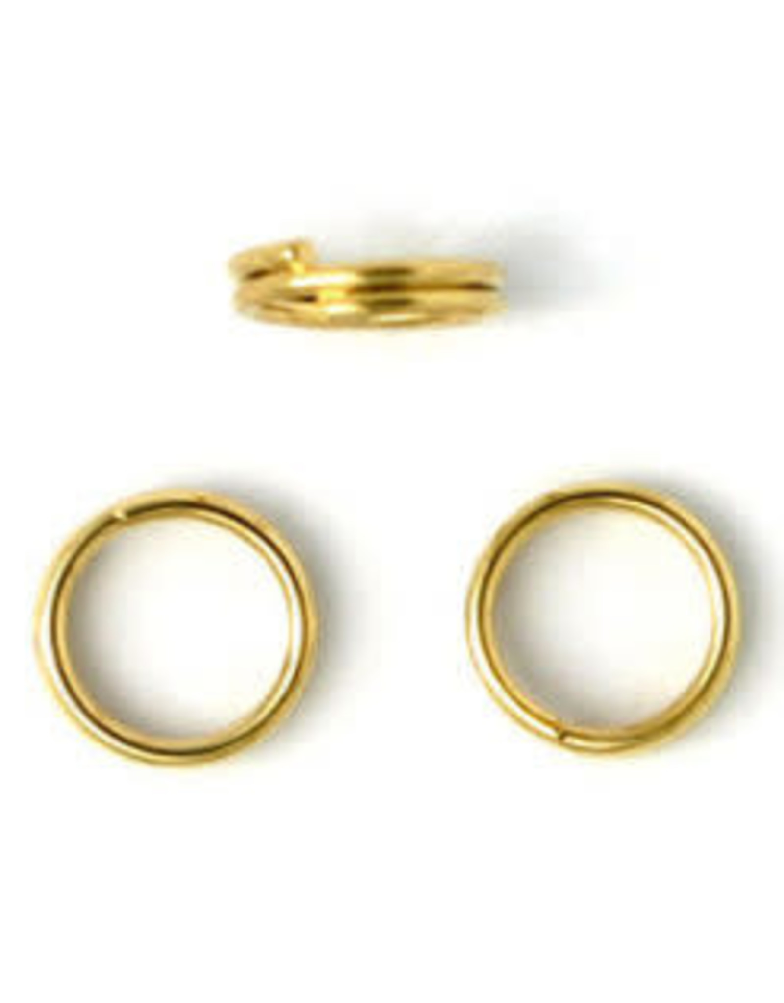 Split Ring 6mm Gold x500