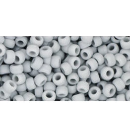 Toho 53fB  8  Round 40g  Opaque Grey Matte