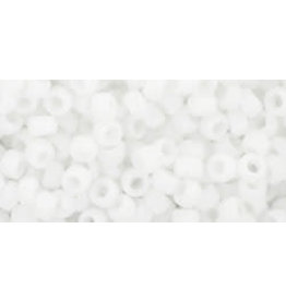Toho 41fB 8  Round 40g Opaque White Matte
