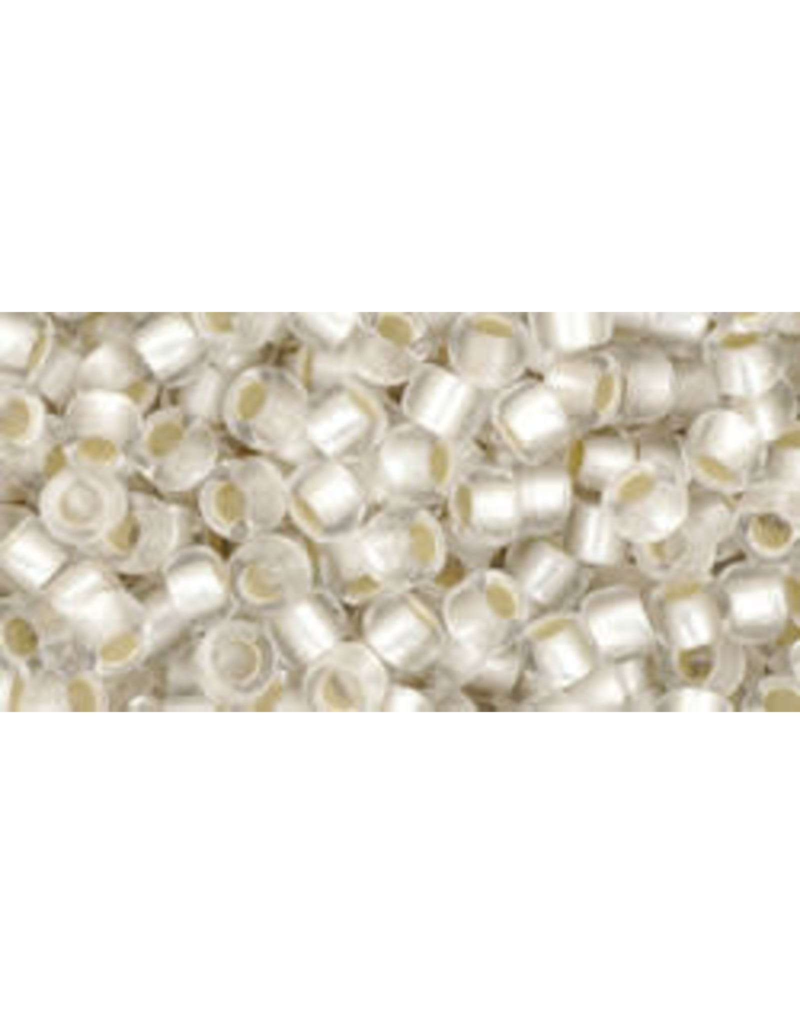 Toho 21f 8  Round 40g  Clear s/l Matte