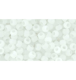 Toho 141f  8  Round 40g Ceylon Snowflake White Matte