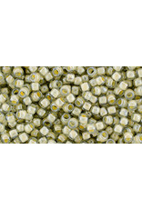 Toho 369  8  Round 40g Black Diamond Grey Cream c/l