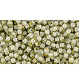 Toho 369  8  Round 40g Black Diamond Grey Cream c/l