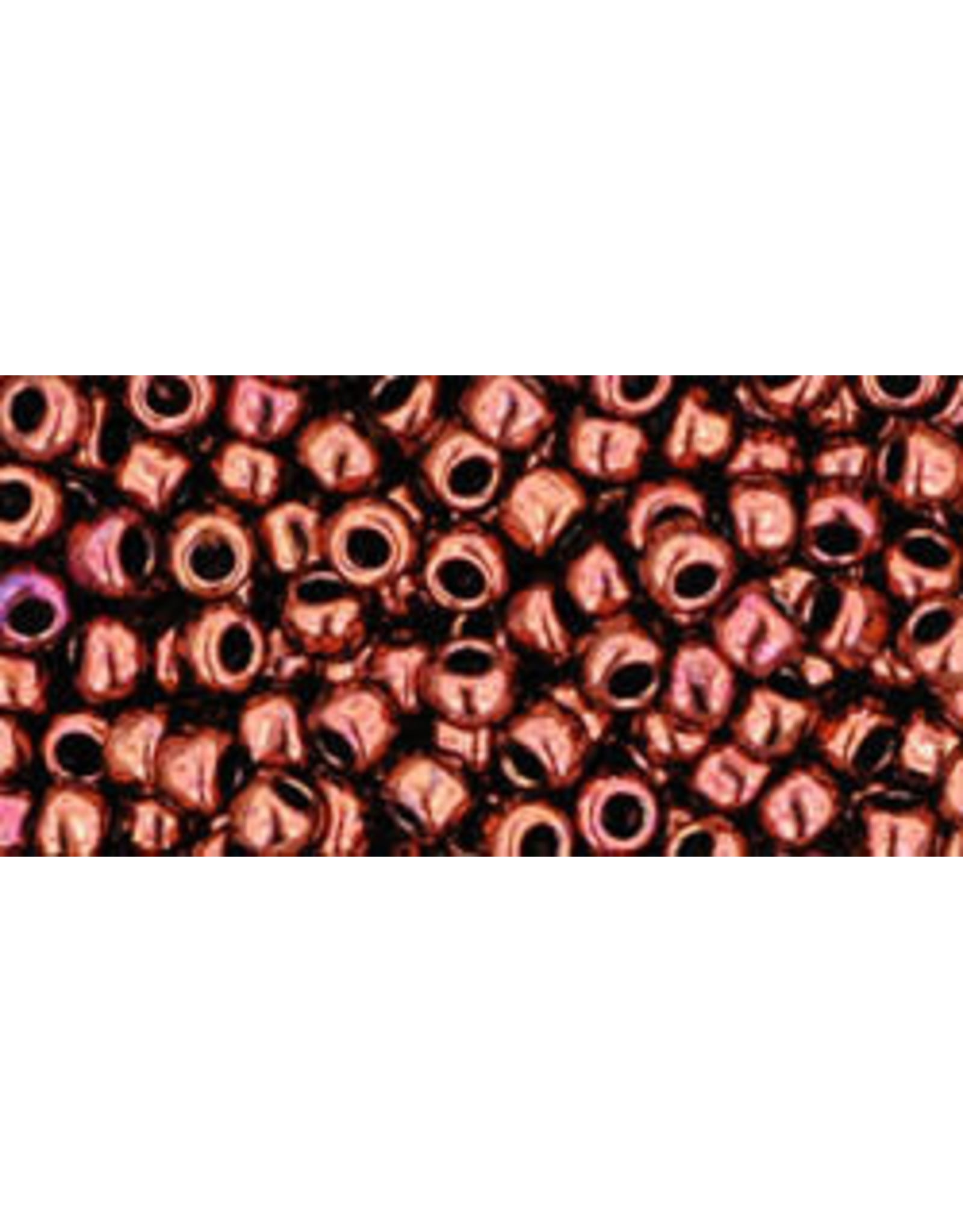 Toho 222 8  Round  40g  Dark Bronze Brown