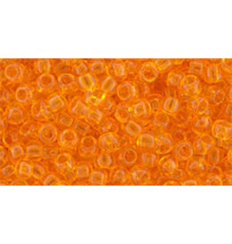 Toho 10B 8  Round   40g Transparent Light Orange