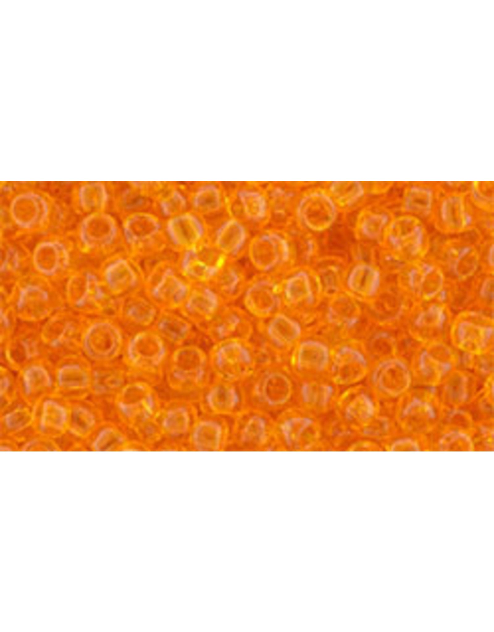 Toho 10B 8  Round   40g Transparent Light Orange