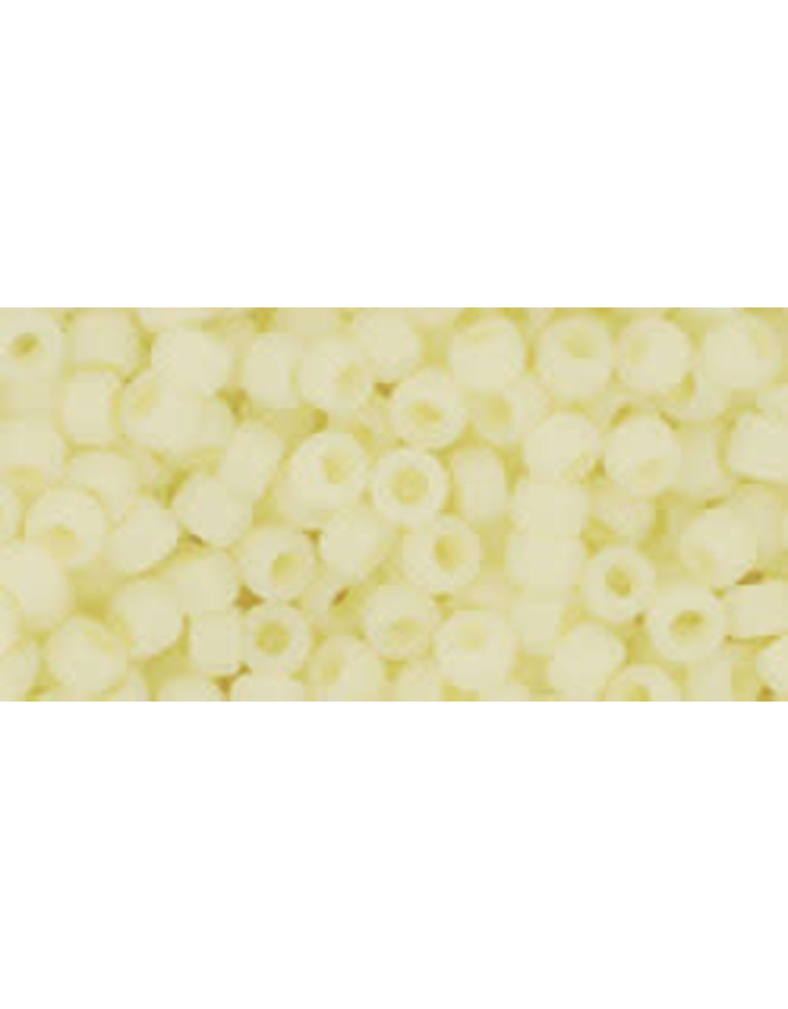 Toho 142f 8  Round   40g  Ceylon Yellow Matte