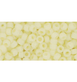 Toho 142f 8  Round   40g  Ceylon Yellow Matte