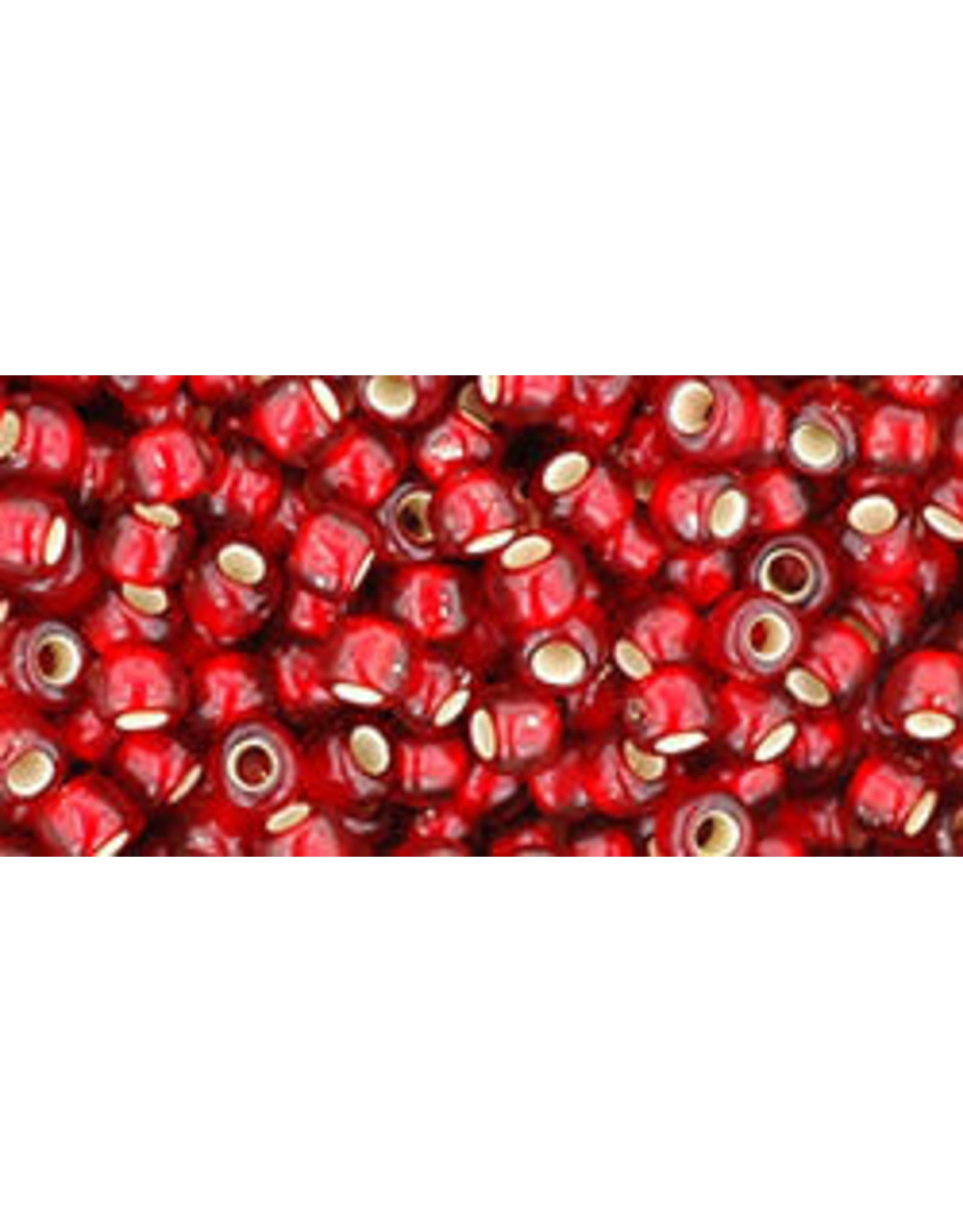 Toho 25cf  8  Round 40g  Red Matte s/l