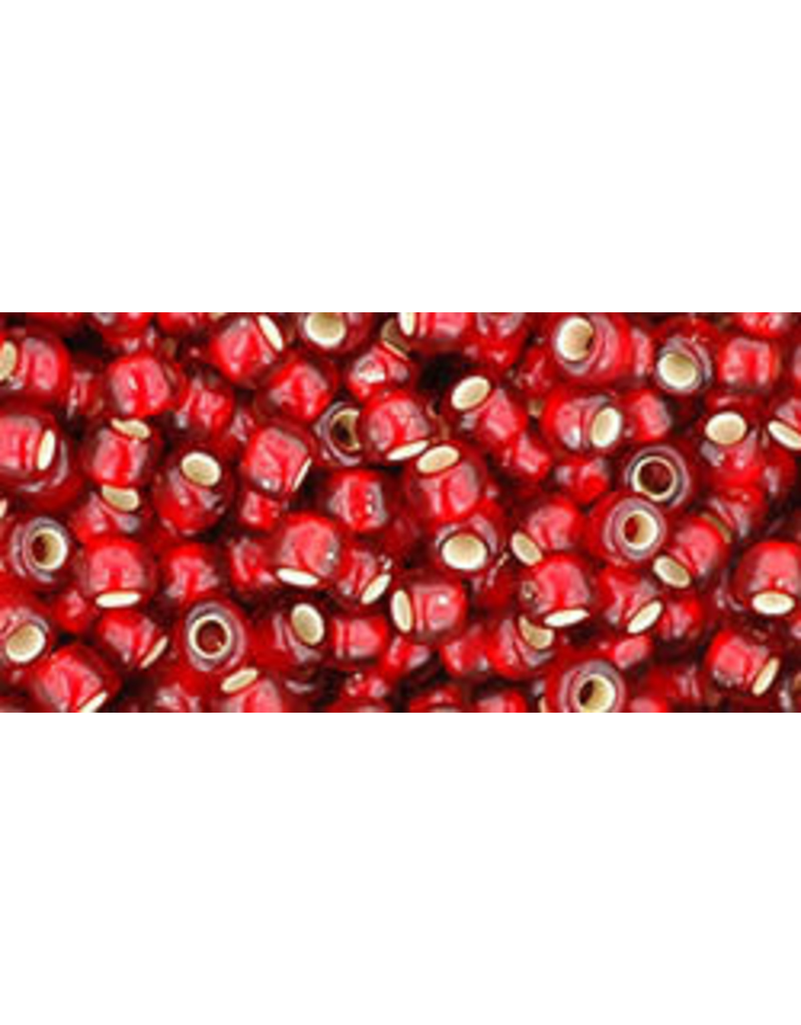 Toho 25cfB  8  Round 40g  Red Matte s/l