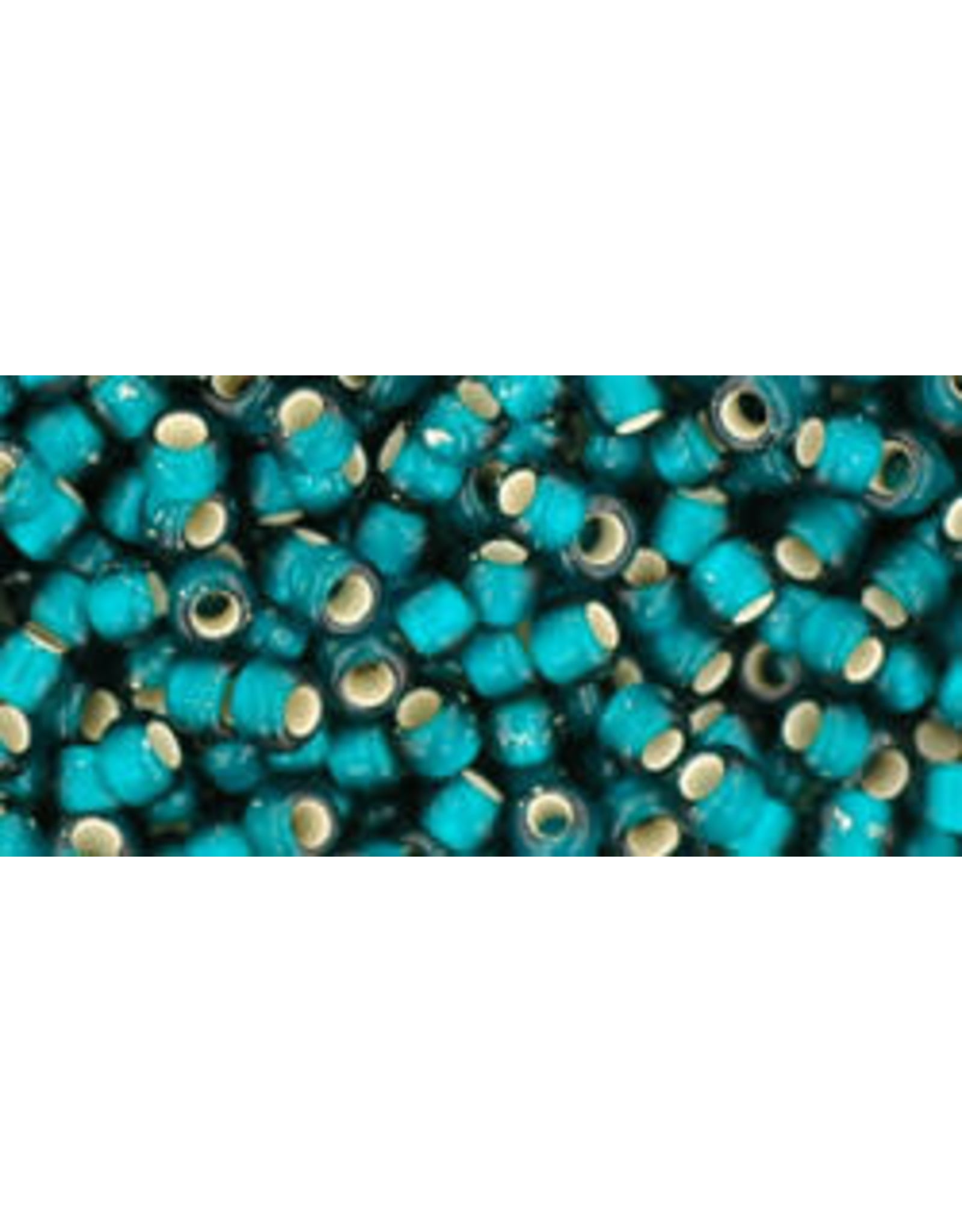 Toho 27bdf 8  Round   40g  Teal Green s/l Matte