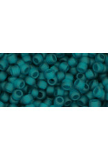 Toho 7bdf 8  Round  40 Transparent Teal Green Matte