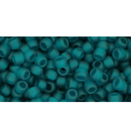 Toho 7bdf 8  Round  40 Transparent Teal Green Matte