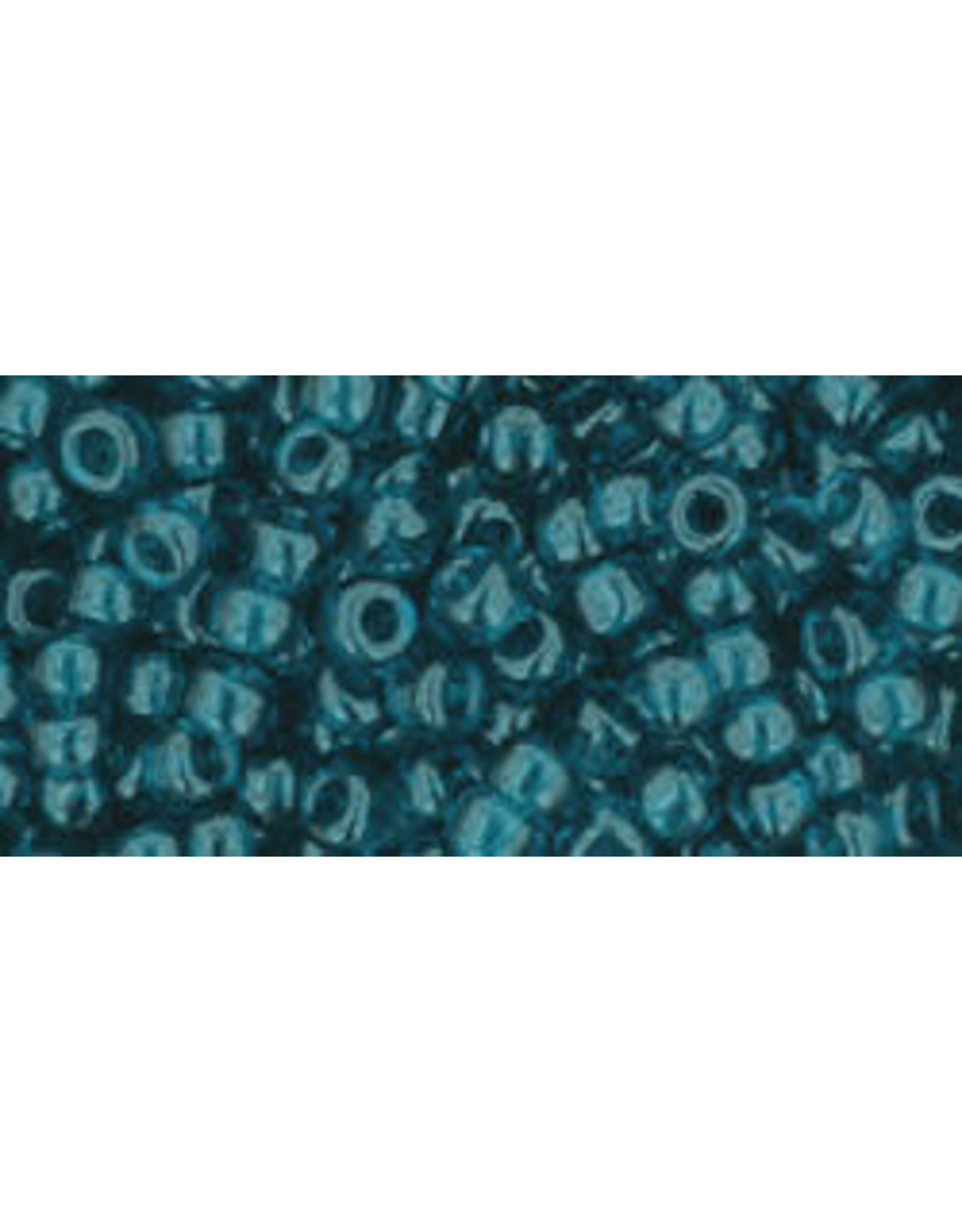 Toho 7bd 8  Round 40g Transparent Teal Green