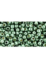 Toho pf589  8  Round   40g  Jade Green Metallic