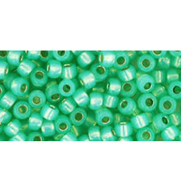 Toho pf2103  8  Round   40g  Milky Peridot Green s/l