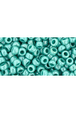 Toho 132 8  Round  40g Opaque Turquoise Blue Lustre