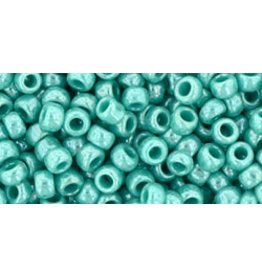 Toho 132 8  Round  40g Opaque Turquoise Blue Lustre