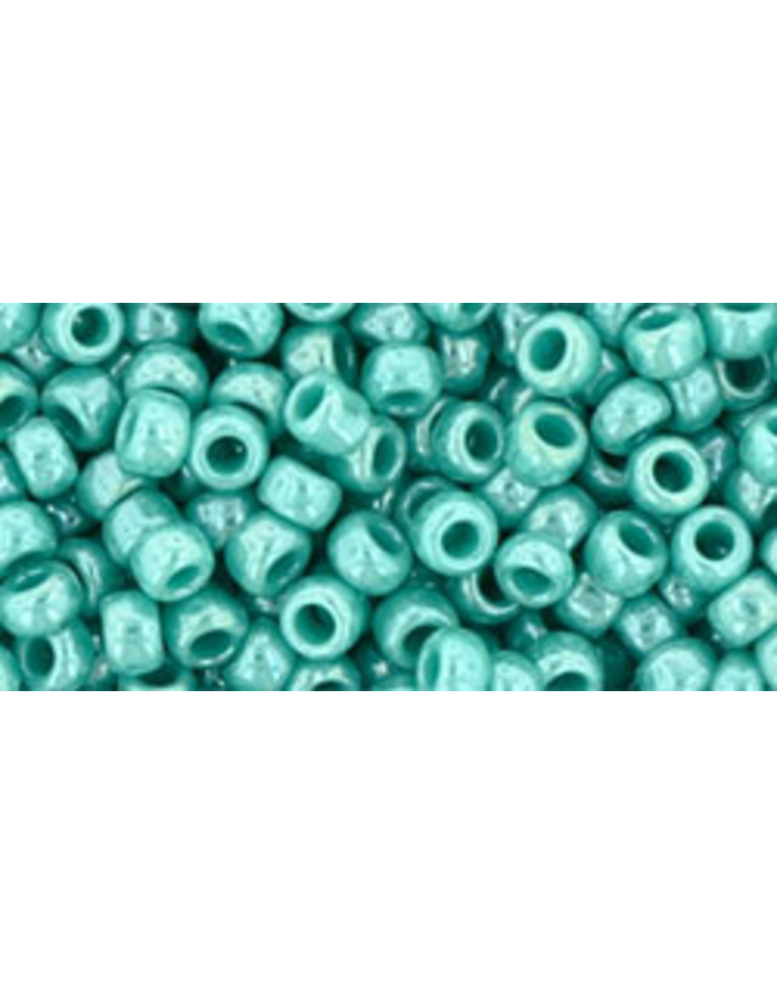 Toho 132B 8  Round  40g Opaque Turquoise Blue Lustre