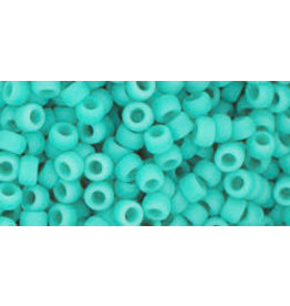 Toho 55f 8  Round   40g Opaque Turquoise Blue  Matte