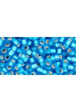 Toho 23bf 8  Round  40g  Aqua Blue s/l Matte