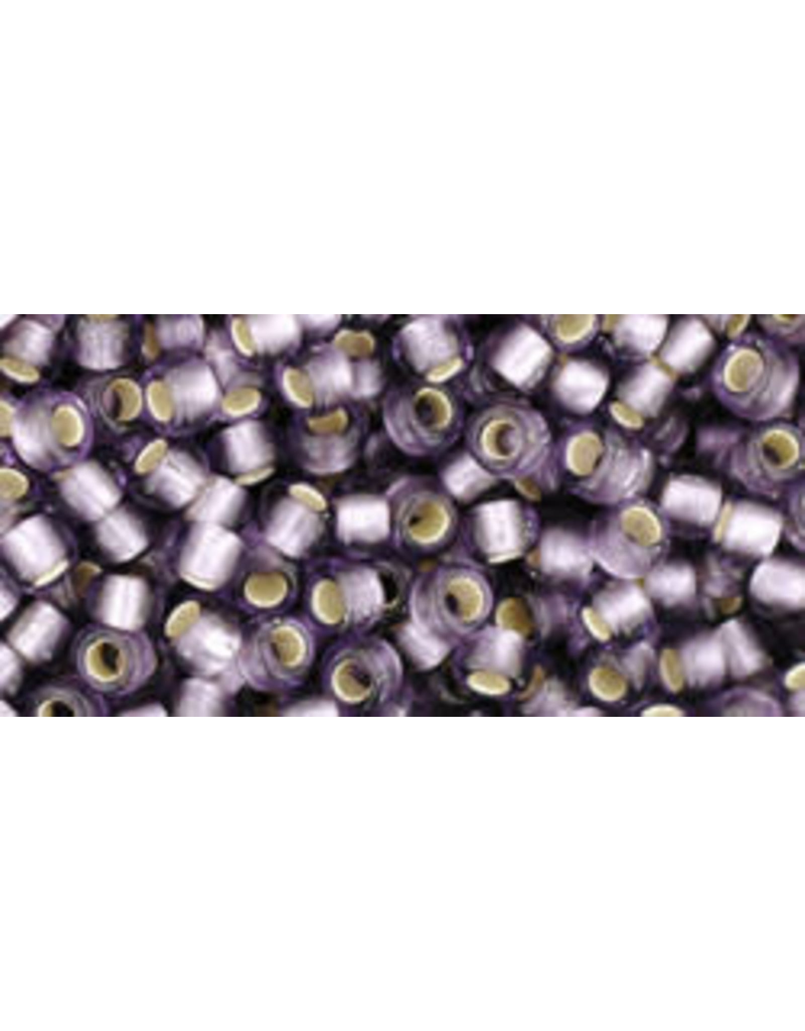 Toho 39f  8  Round  40g  Tanzanite Purple s/l Matte