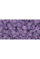 Toho 19fB  8  Round  40g  Transparent Tanzanite Purple Matte