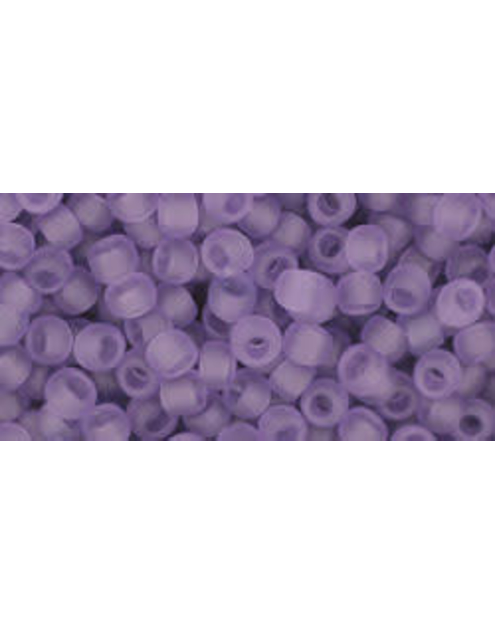 Toho 19f  8  Round  40g  Transparent Tanzanite Purple Matte