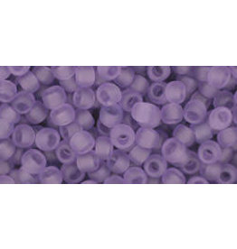 Toho 19f  8  Round  40g  Transparent Tanzanite Purple Matte