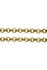 #24  Rolo Chain 2x1mm  Gold  16 Feet