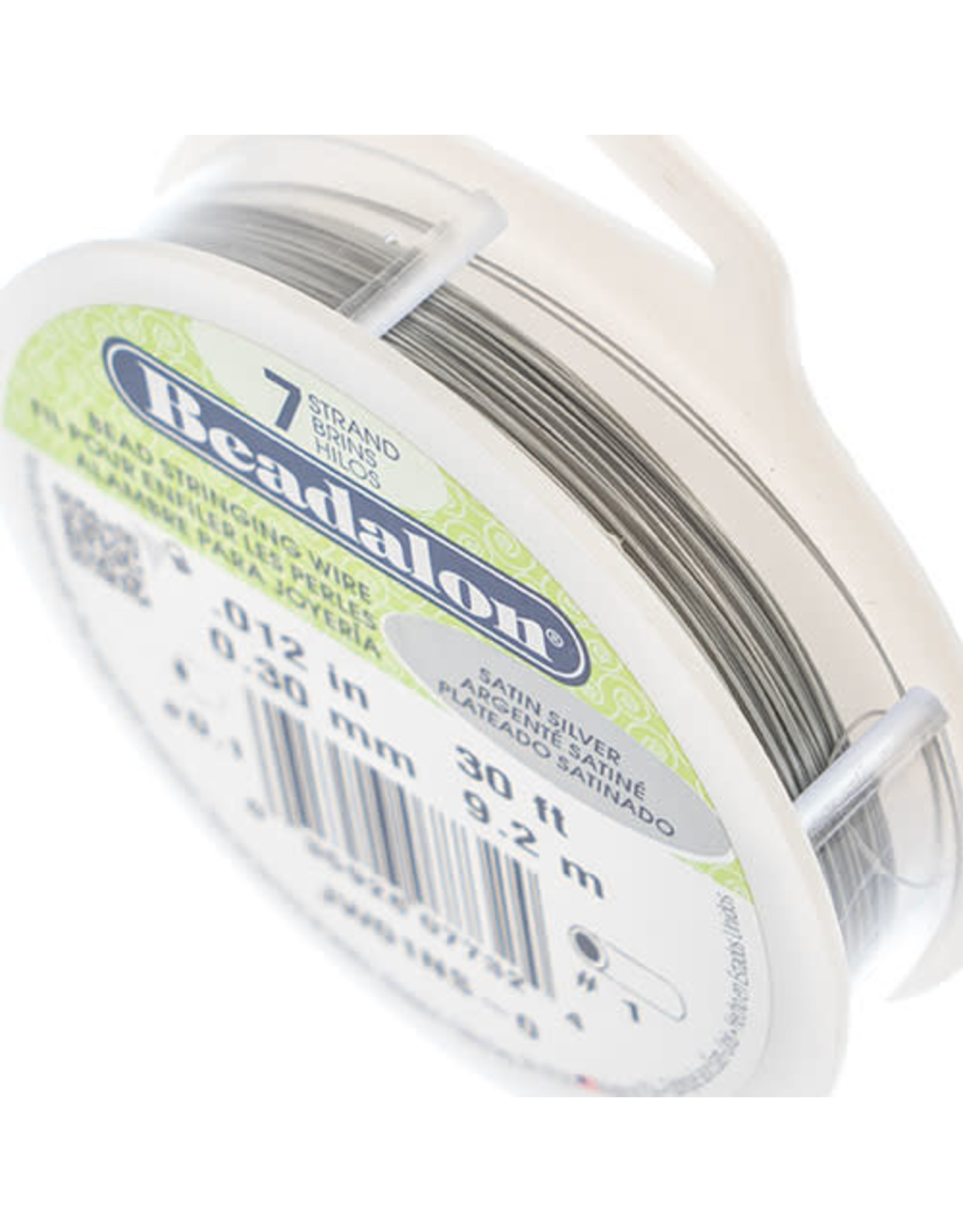 Beadalon .012  7 Strand  30 Feet Silver Satin