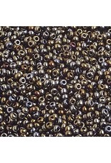 Czech *1550B 10  Seed 125g Opaque Brown AB Metallic