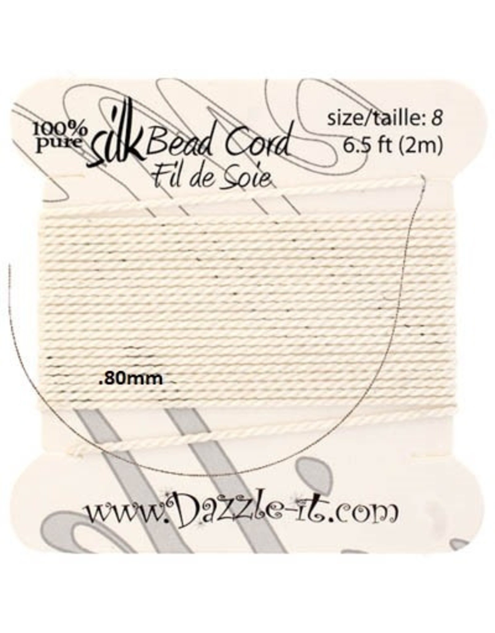 #8  Silk with Needle White  2m