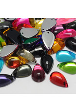 Drop  Acrylic Cabochon 10x6mm  Assorted  x5 pair