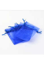 Organza Gift Bag Blue  9x7cm  x10