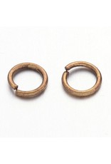 Jump Ring 5mm Antique Brass  approx 22g  x500  NF